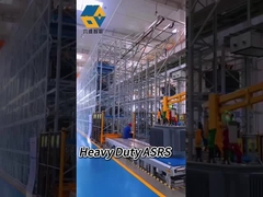 نظام ARSR Rack Automated High Density Storage Retrieval System مع هيكل وحدات